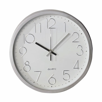 Horloge murale électronique silencieuse avec chiffres arabes 12"