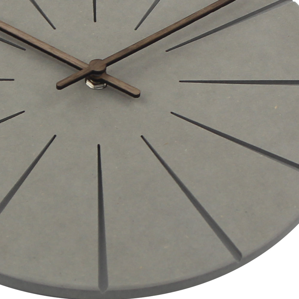 Horloge Murale en Bois - Design Rond pour Salon