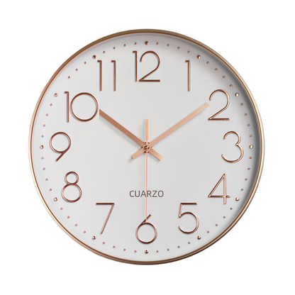 Horloge Murale Silencieuse en Plastique avec Affichage Numérique 3D (12 pouces)