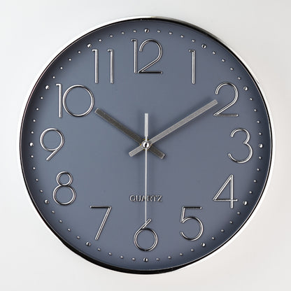 Horloge Murale Silencieuse en Plastique avec Affichage Numérique 3D (12 pouces)