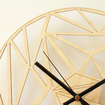 Horloge Murale à Motif Géométrique Créatif