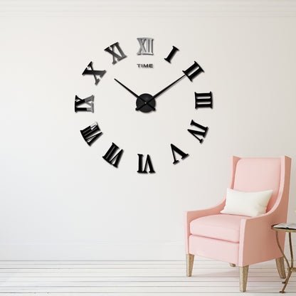Horloge Murale Miroir de Style Européen Créatif