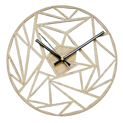 Horloge Murale à Motif Géométrique Créatif