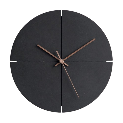 Horloge murale moderne et minimaliste