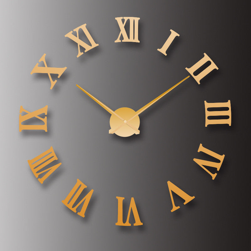 Horloge Murale Miroir de Style Européen Créatif