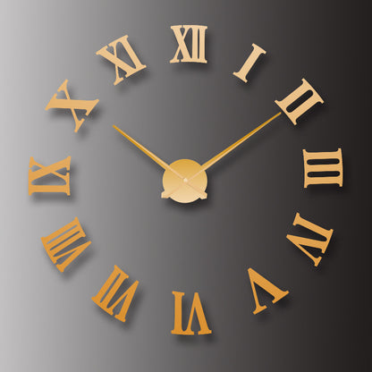 Horloge Murale Miroir de Style Européen Créatif