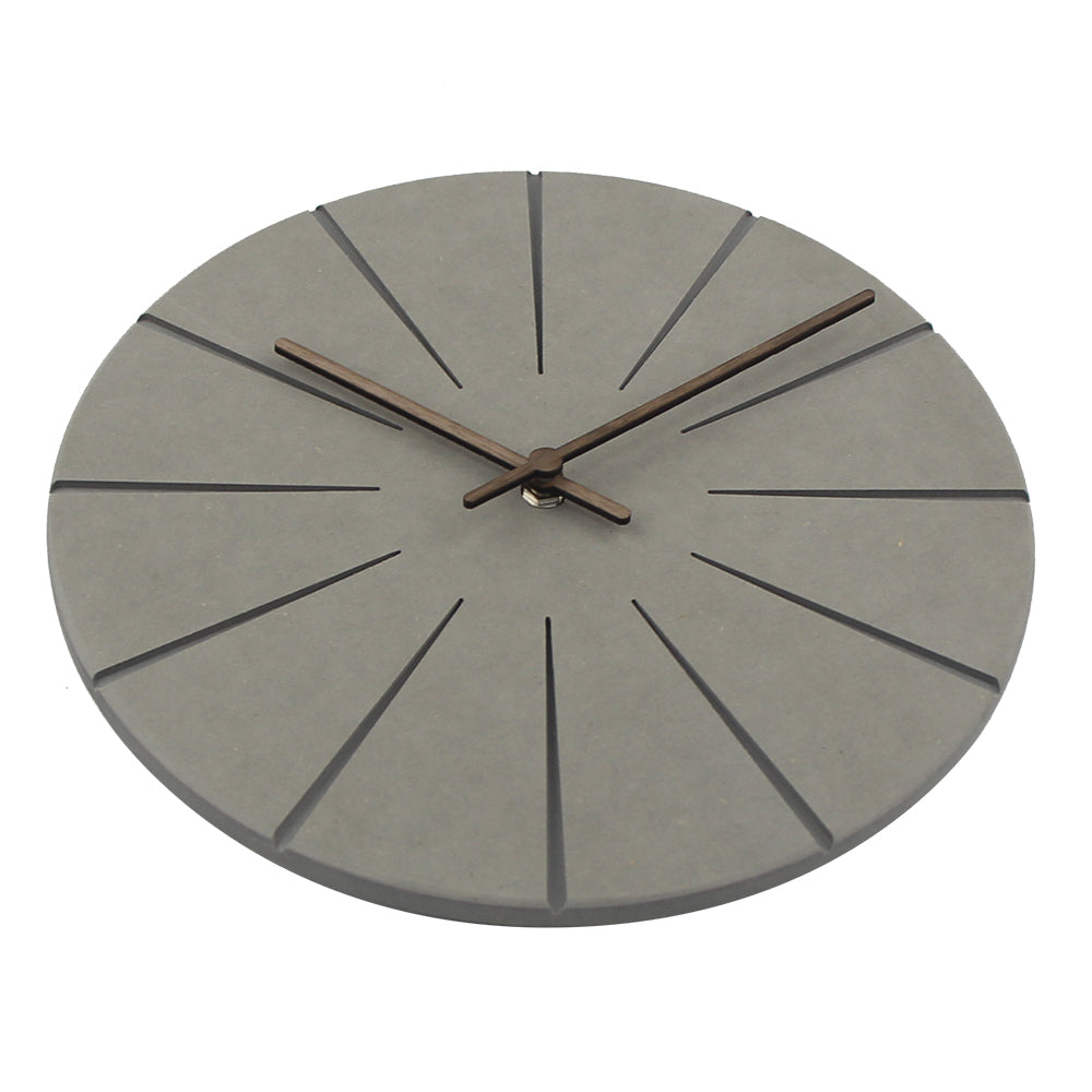 Horloge Murale en Bois - Design Rond pour Salon