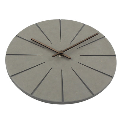 Horloge Murale en Bois - Design Rond pour Salon