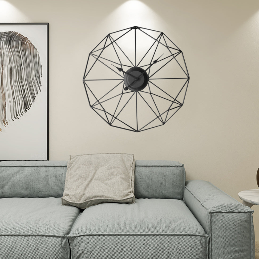 Horloge Murale en Métal Design