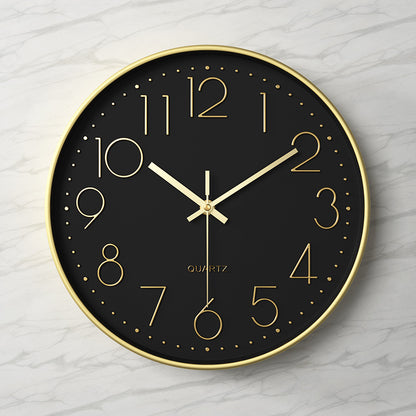Horloge Murale Silencieuse en Plastique avec Affichage Numérique 3D (12 pouces)
