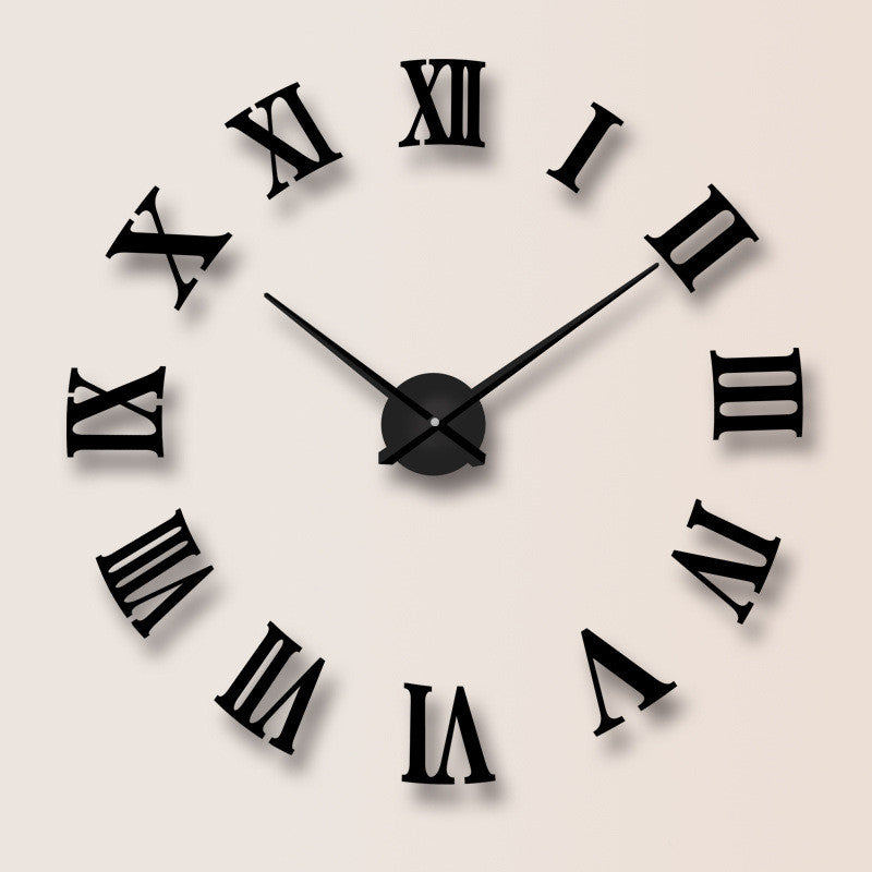 Horloge Murale Miroir de Style Européen Créatif