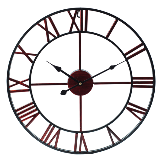 Horloge Murale en Fer Style Européen - Style Contemporain