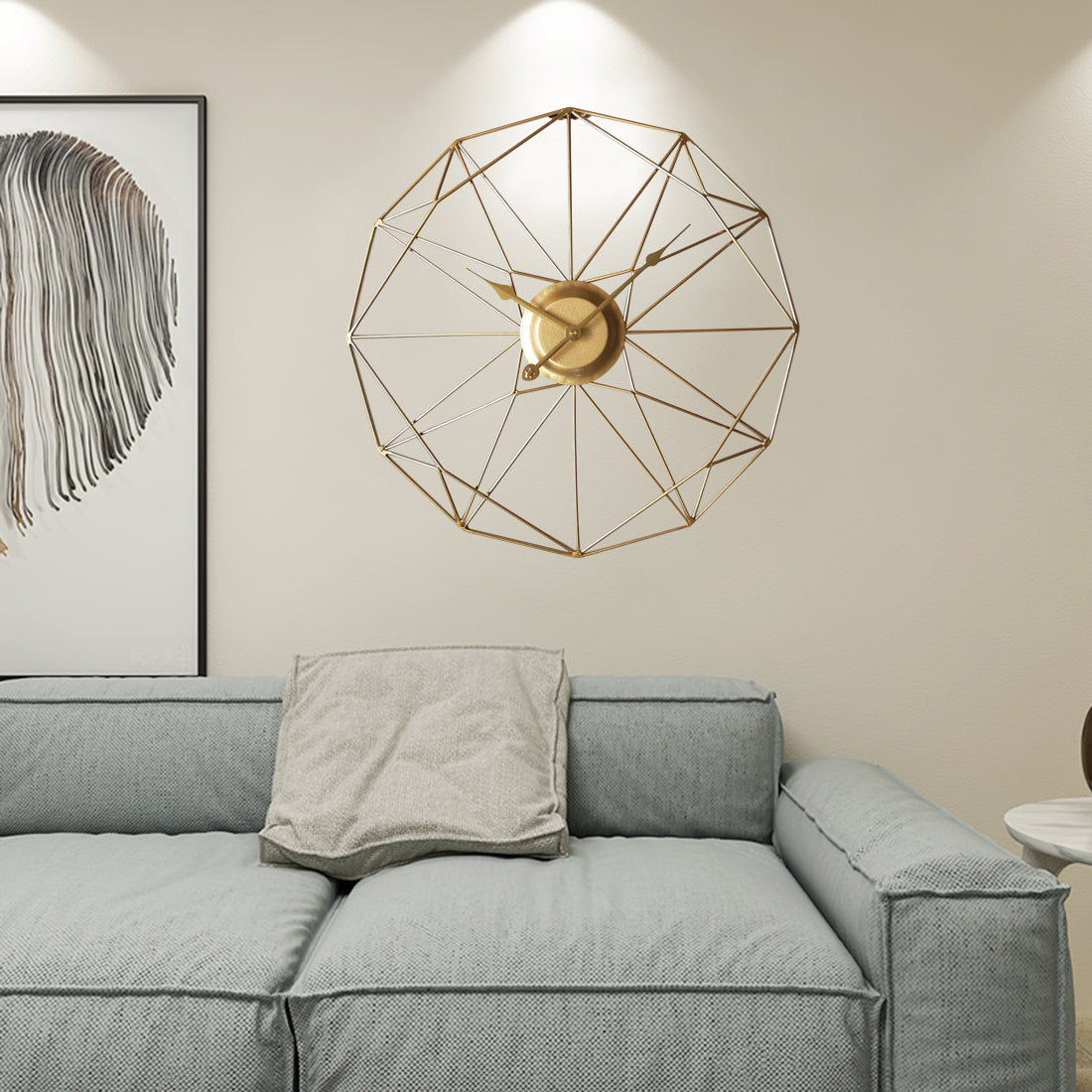 Horloge Murale en Métal Design